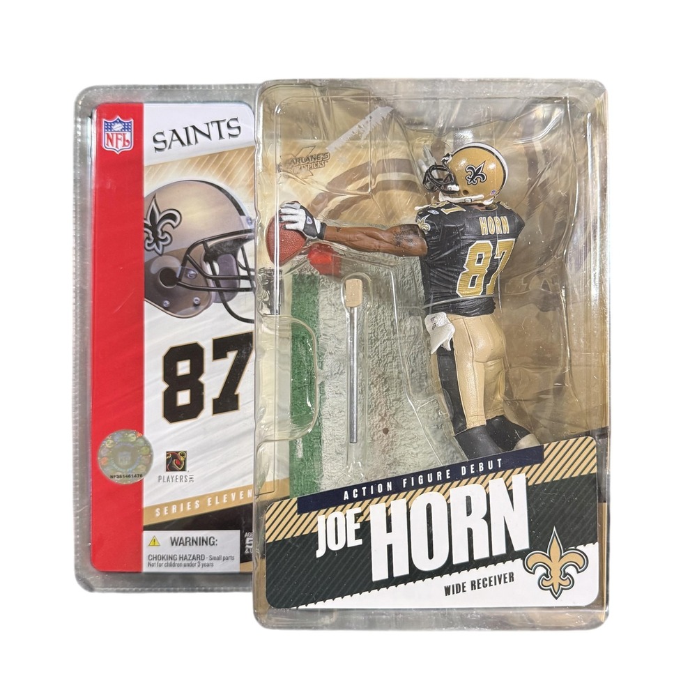 McFarlane‎ NFL Series 11 Joe Horn Action Figure Debut New Orleans Saints 87 WR
